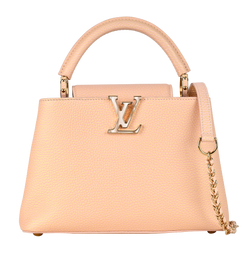 Capucines MM, Leather, Pearlescent Pink,NFC, S/DB, 4*